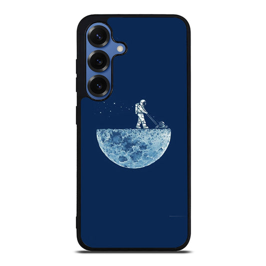 Astronaut Mowing The Moon Samsung Galaxy S25 / S25 Plus Case