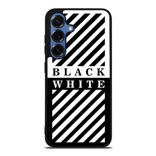 Black White Stripes Samsung Galaxy S25 / S25 Plus Case