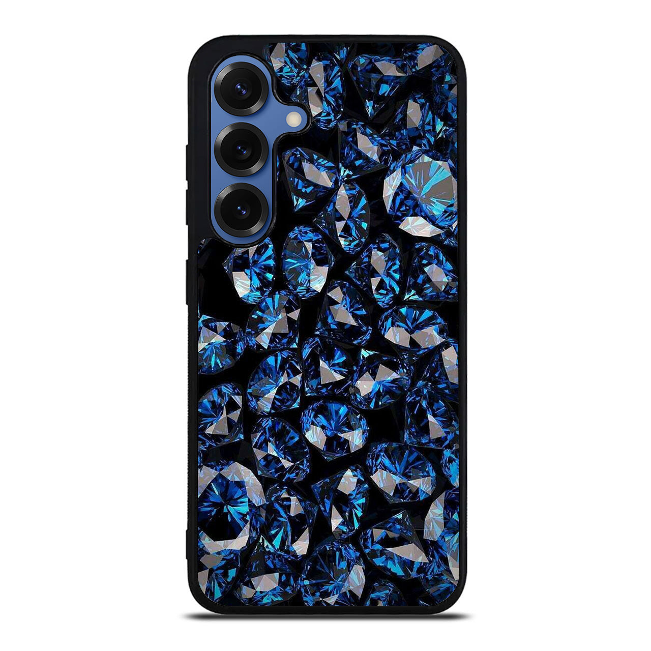 Blue Diamonds Pattern Samsung Galaxy S25 / S25 Plus Case