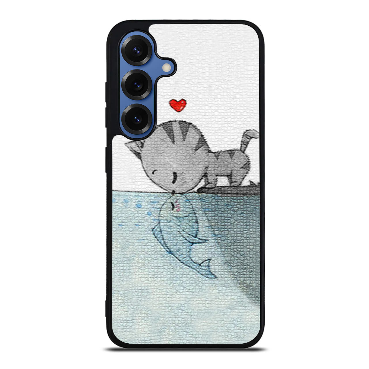 Cat Fish Kisses Samsung Galaxy S25 / S25 Plus Case