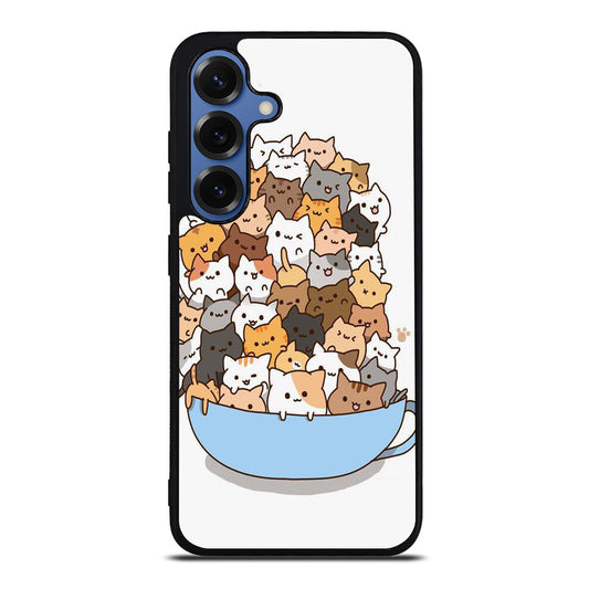 Cats on A Bowl Samsung Galaxy S25 / S25 Plus Case