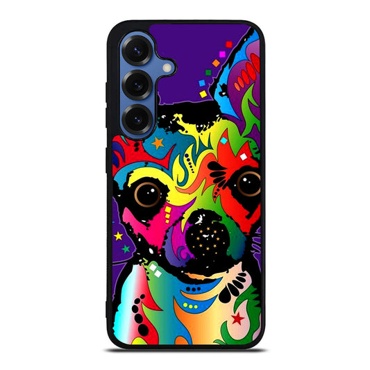 Colorful Chihuahua Samsung Galaxy S25 / S25 Plus Case