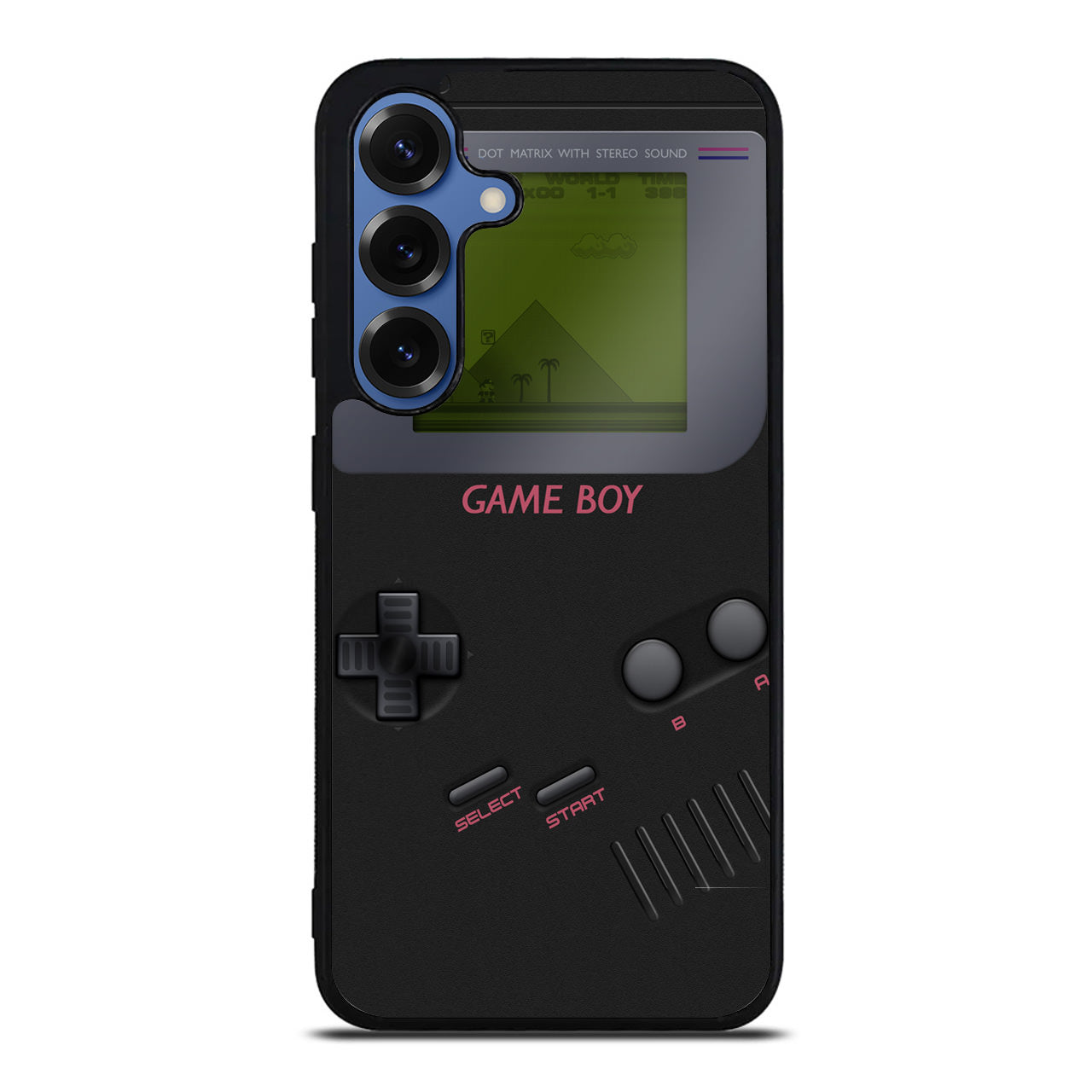 Game Boy Black Model Samsung Galaxy S25 / S25 Plus Case