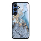 Golden Azure Marble Samsung Galaxy S25 / S25 Plus Case