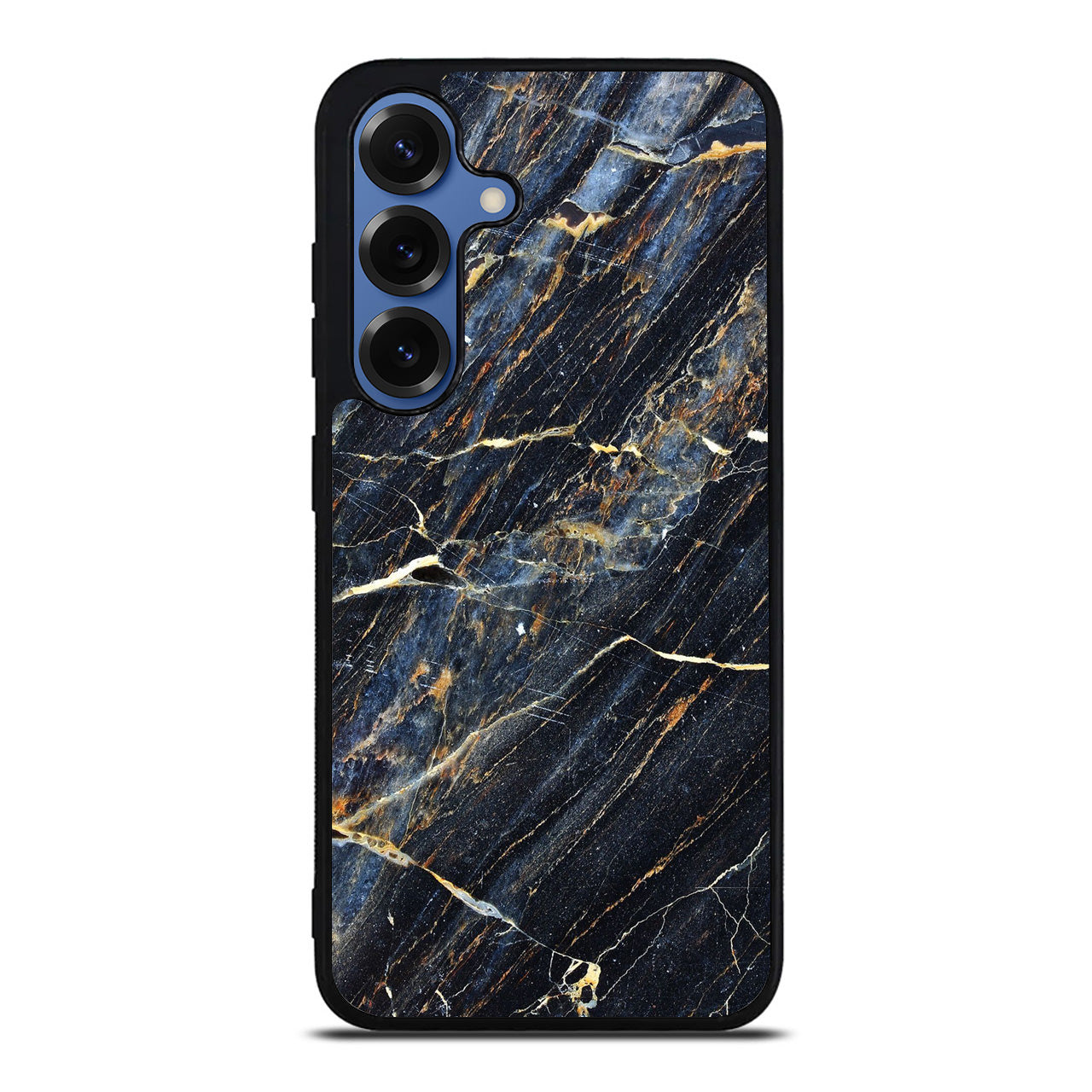 Golden Black Marble Samsung Galaxy S25 / S25 Plus Case