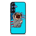 Independence Day Pug Samsung Galaxy S25 / S25 Plus Case