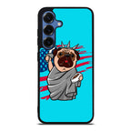 Independence Day Pug Samsung Galaxy S25 / S25 Plus Case