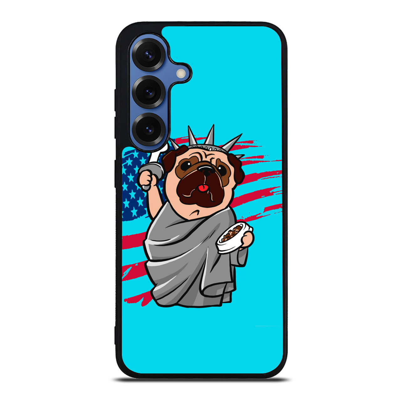 Independence Day Pug Samsung Galaxy S25 / S25 Plus Case