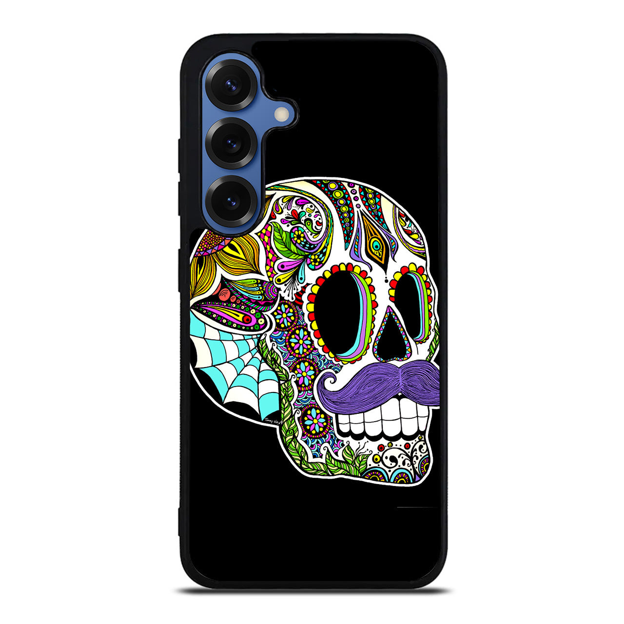 Mustache Sugar Skull Samsung Galaxy S25 / S25 Plus Case