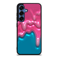 Pink Paint Dripping Samsung Galaxy S25 / S25 Plus Case