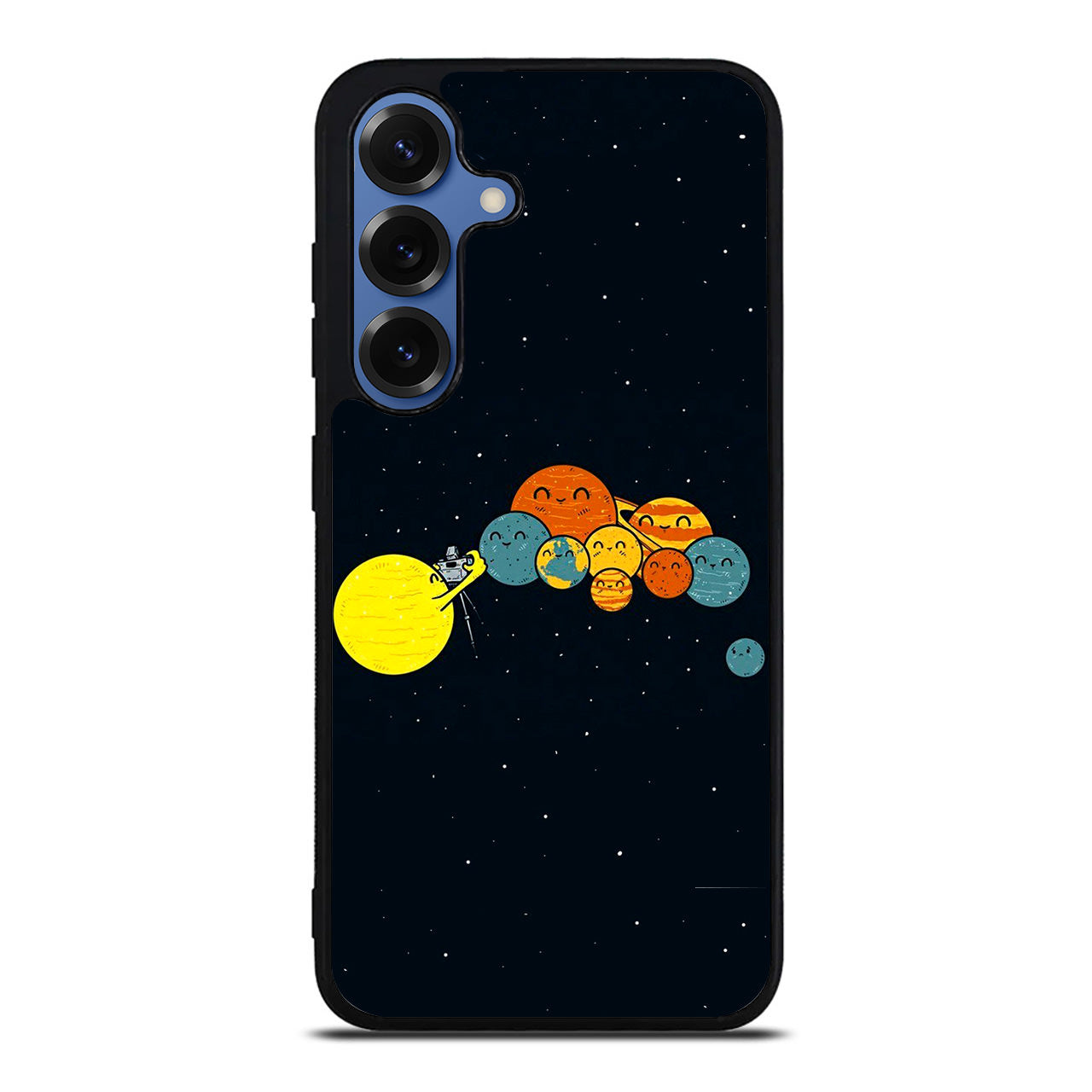 Planet Cute Illustration Samsung Galaxy S25 / S25 Plus Case