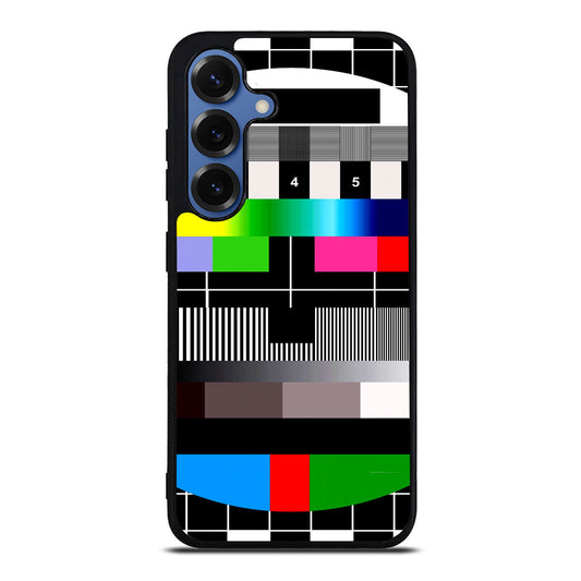 Scheme Pause TV Colorful Mesh Samsung Galaxy S25 / S25 Plus Case