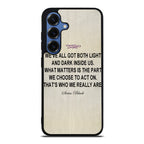 Sirius Black Quote Samsung Galaxy S25 / S25 Plus Case