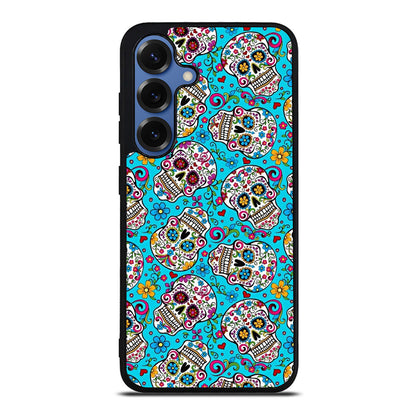 Skull Floral Sugar Samsung Galaxy S25 / S25 Plus Case