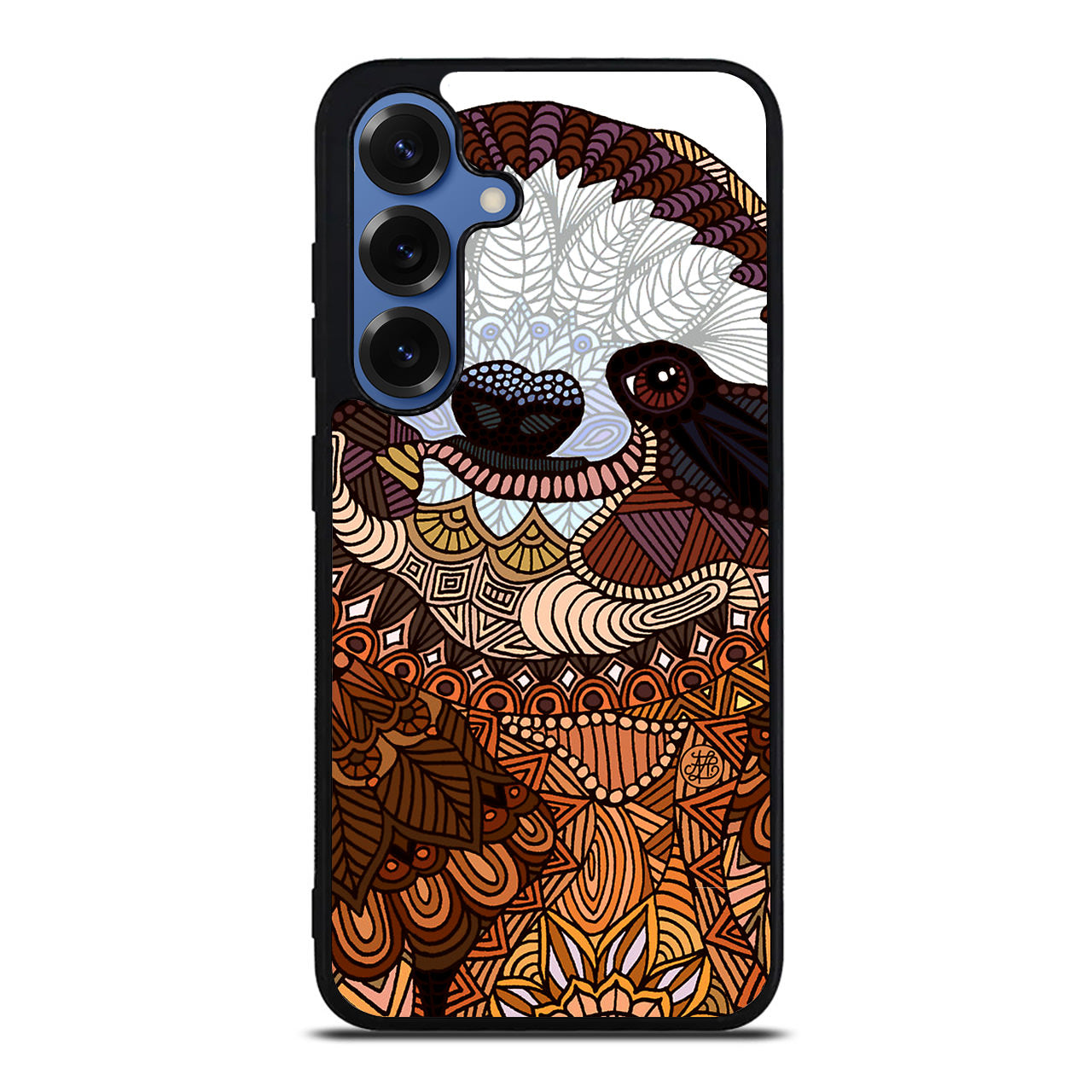 Sloth Ethnic Pattern Samsung Galaxy S25 / S25 Plus Case