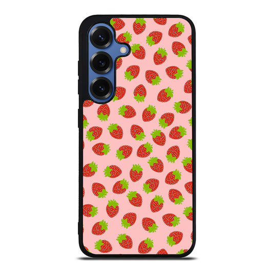 Strawberries Pattern Samsung Galaxy S25 / S25 Plus Case