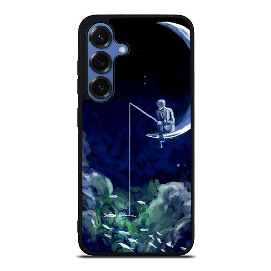 Tardis Walking To The Moon Samsung Galaxy S25 / S25 Plus Case