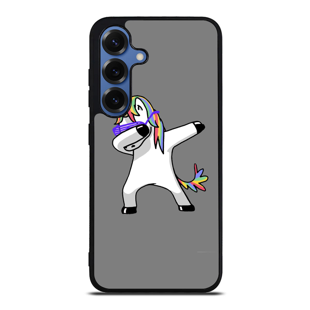 Unicorn Dabbing Grey Samsung Galaxy S25 / S25 Plus Case