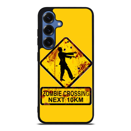 Zombie Crossing Sign Samsung Galaxy S25 / S25 Plus Case