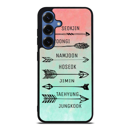 BTS Members Name Samsung Galaxy S25 / S25 Plus Case