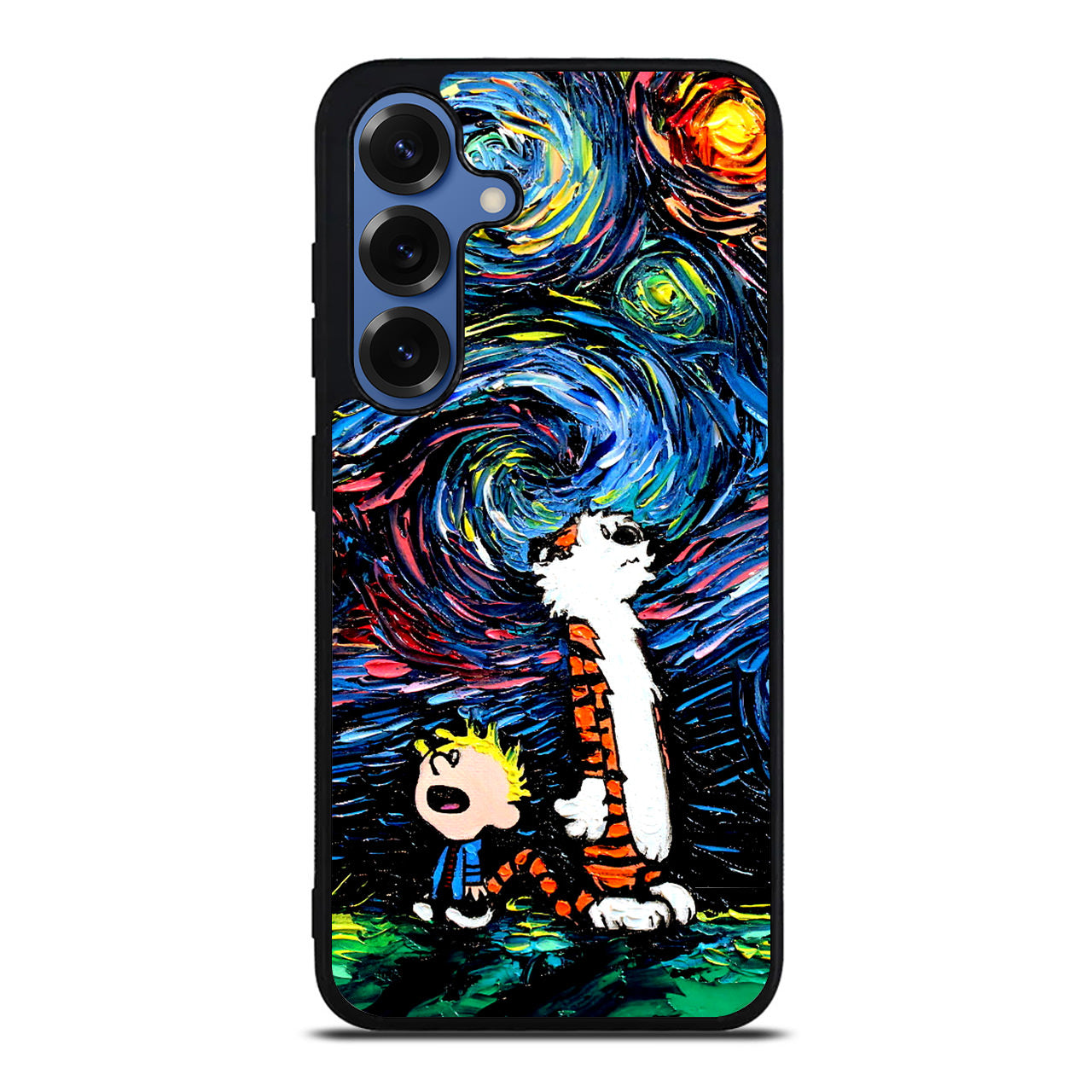 Calvin Art At Starry Night Samsung Galaxy S25 / S25 Plus Case