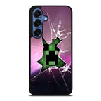 Creeper Glass Broken Violet Samsung Galaxy S25 / S25 Plus Case