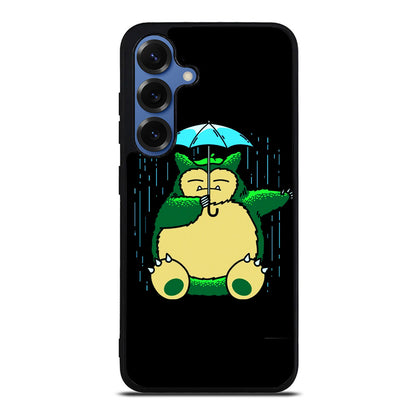 Cute Snorlax Umbrella Samsung Galaxy S25 / S25 Plus Case