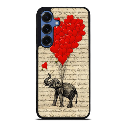 Elephant And Heart Samsung Galaxy S25 / S25 Plus Case