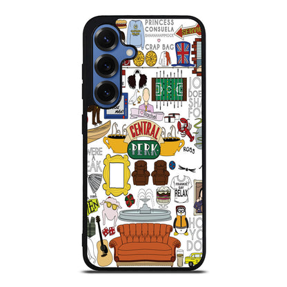 Friends TV Show Central Perk Sticker Samsung Galaxy S25 / S25 Plus Case