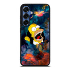 Homer Behind The Black Hole Samsung Galaxy S25 / S25 Plus Case