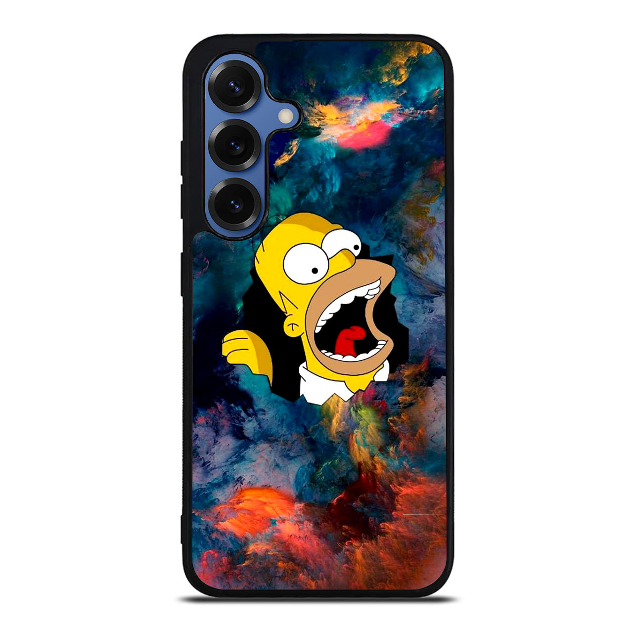 Homer Behind The Black Hole Samsung Galaxy S25 / S25 Plus Case