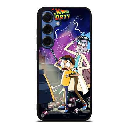 Rick And Morty Back To The Future Samsung Galaxy S25 / S25 Plus Case