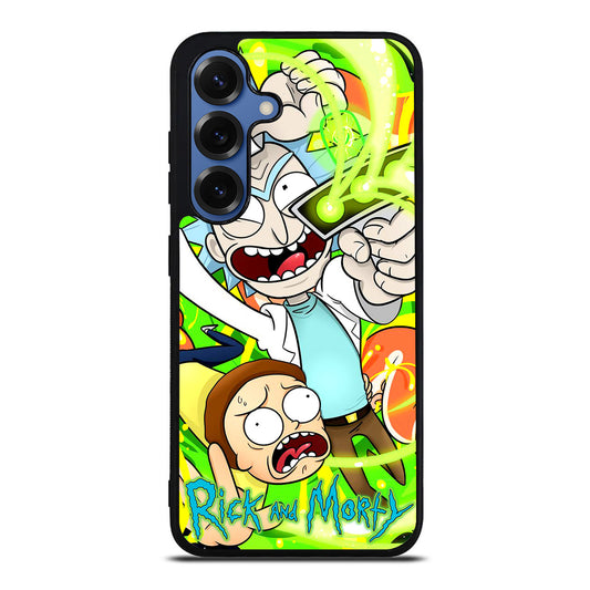 Rick And Morty Shoot Portal Gun Samsung Galaxy S25 / S25 Plus Case