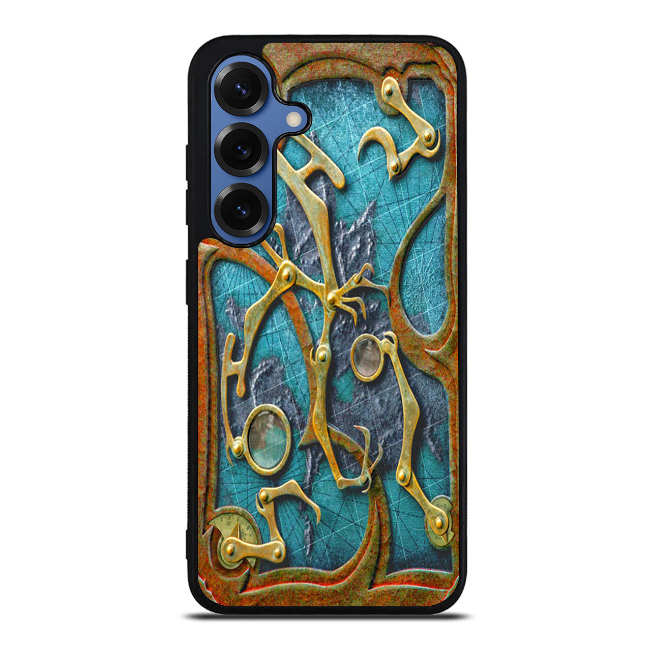 Steampunk Book Cover Samsung Galaxy S25 / S25 Plus Case