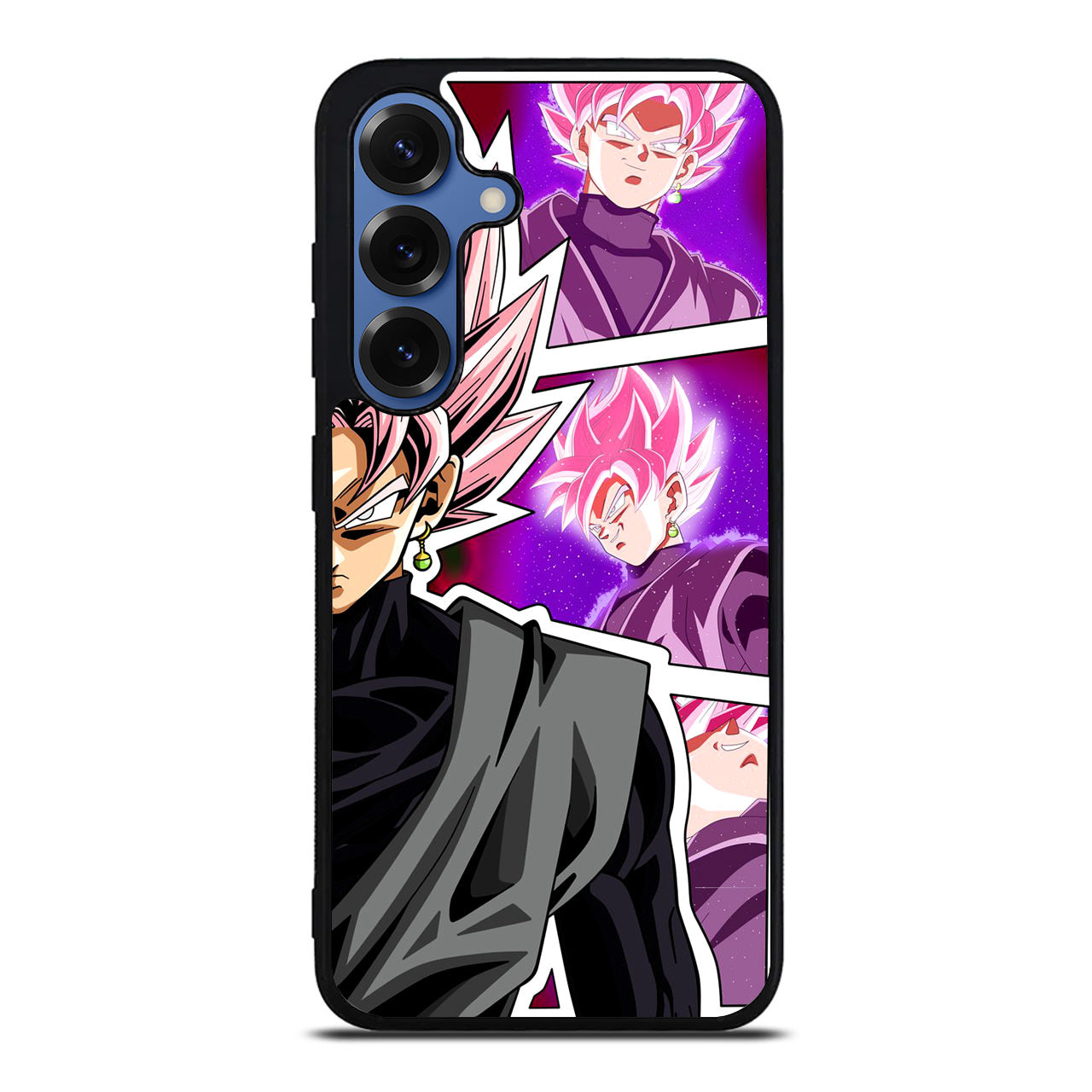 Super Goku Black Rose Collage Samsung Galaxy S25 / S25 Plus Case