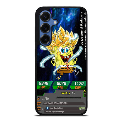 Super Saiyan Spongebob Card Samsung Galaxy S25 / S25 Plus Case