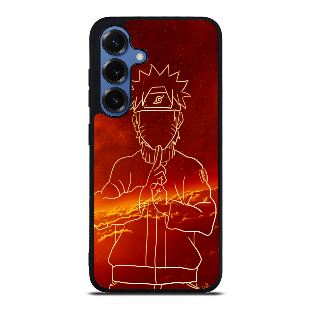 Uzumaki Naruto Outlline Samsung Galaxy S25 / S25 Plus Case