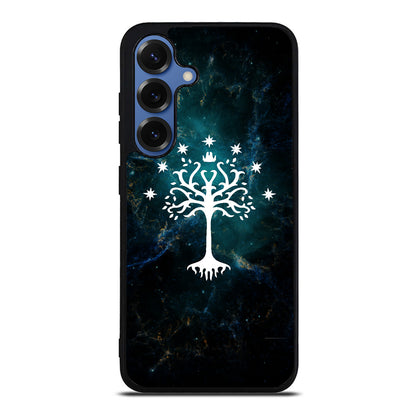 White Tree Of Gondor In Space Nebula Samsung Galaxy S25 / S25 Plus Case