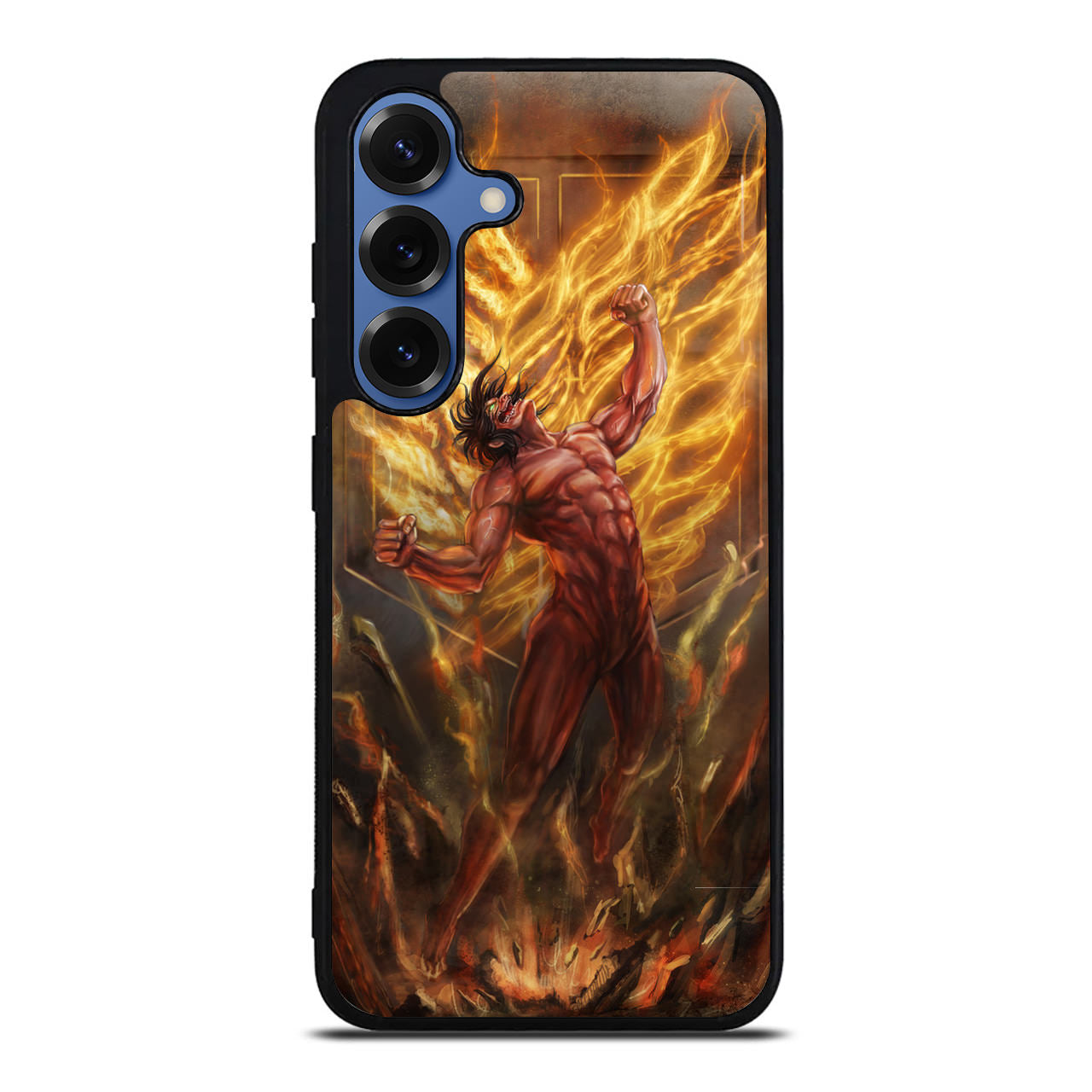 Attack Titan On Fire Samsung Galaxy S25 / S25 Plus Case