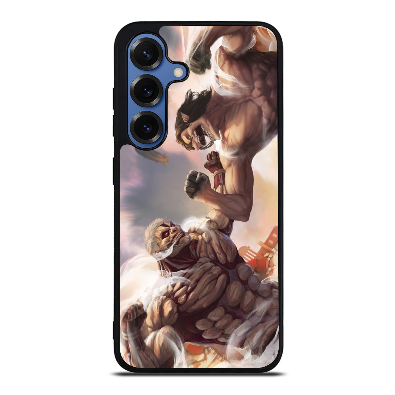 Eren Yeager vs Reiner Armored Titan Samsung Galaxy S25 / S25 Plus Case