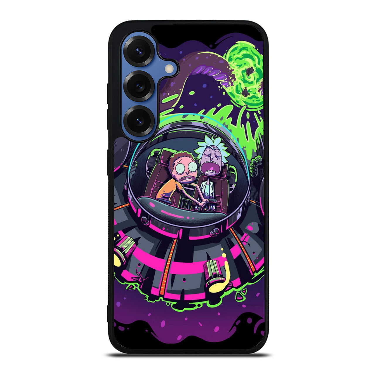 Rick And Morty Spaceship Samsung Galaxy S25 / S25 Plus Case