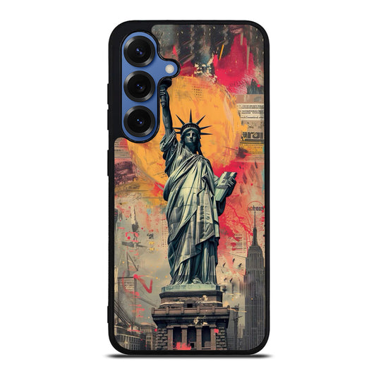 Canvas Art Statue of Liberty Samsung Galaxy S25 / S25 Plus Case