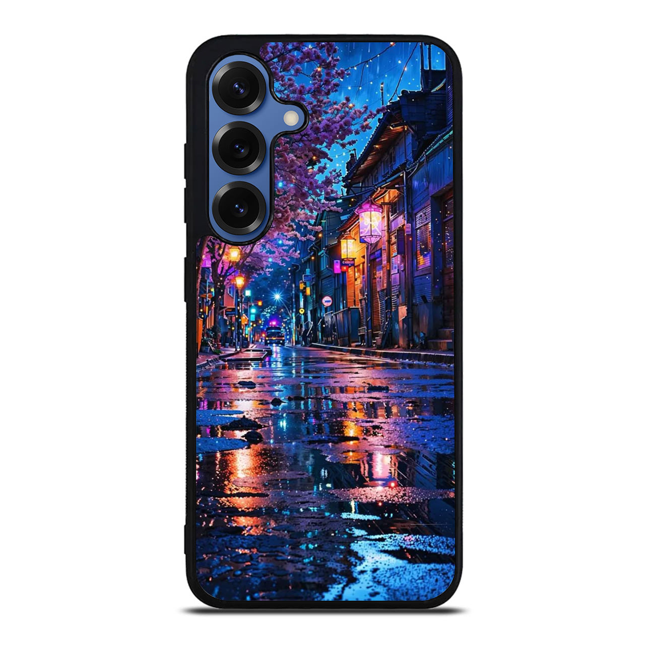 Midnight Sakura Glow Samsung Galaxy S25 / S25 Plus Case