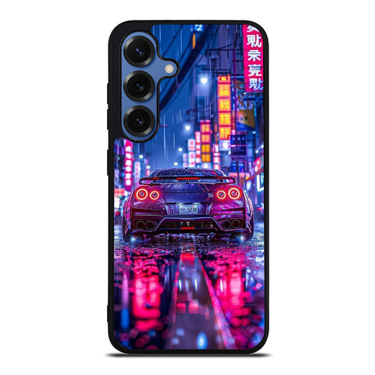 Neon Midnight Drift Tokyo Rain Samsung Galaxy S25 / S25 Plus Case