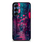 Neon Veins of the Night Market Samsung Galaxy S25 / S25 Plus Case