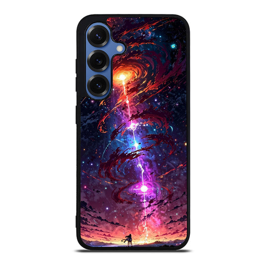 Stargazer at the Axis of Creation Samsung Galaxy S25 / S25 Plus Case