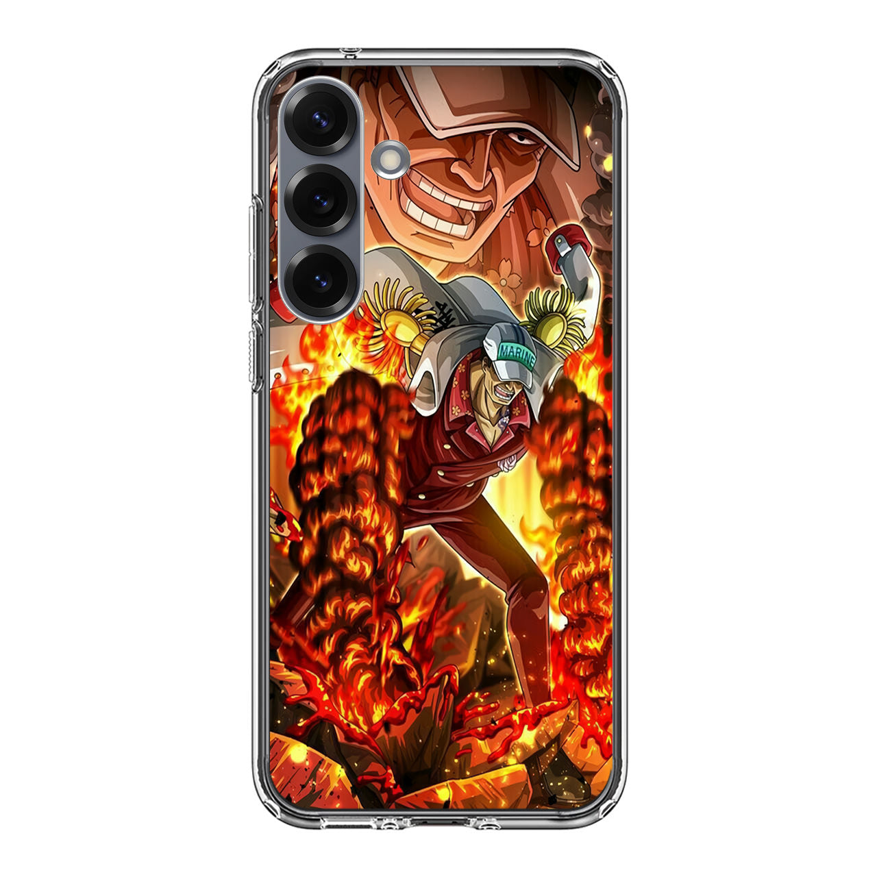 Akainu Exploding Volcano Samsung Galaxy S25 / S25 Plus Case