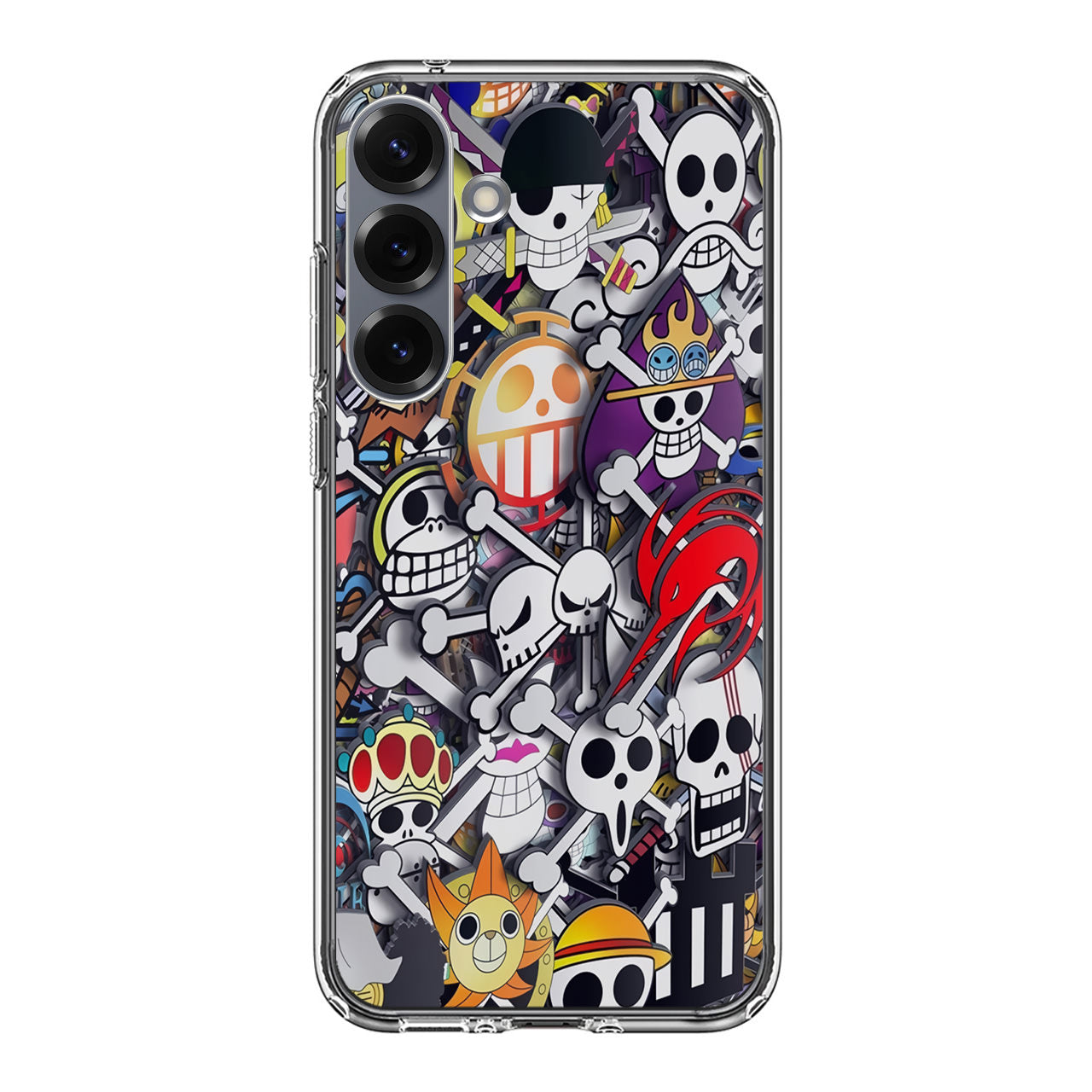 All Pirate Symbols One Piece Samsung Galaxy S25 / S25 Plus Case