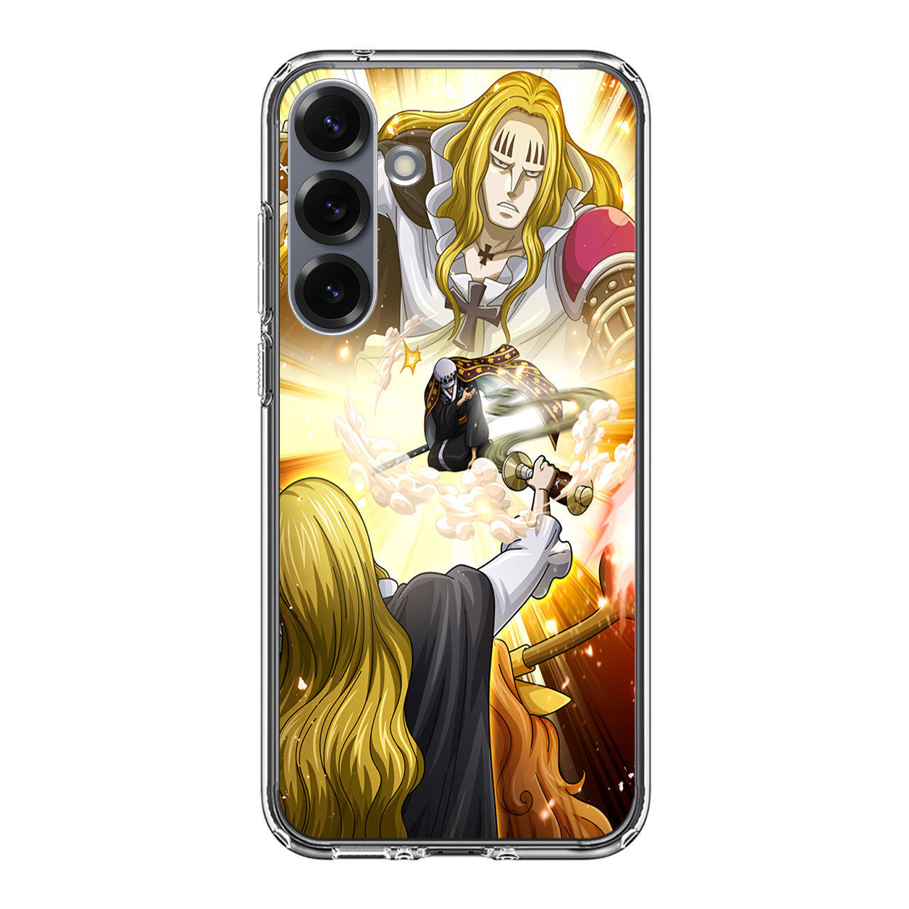 Hawkins Attacks Trafalgar Law Samsung Galaxy S25 / S25 Plus Case