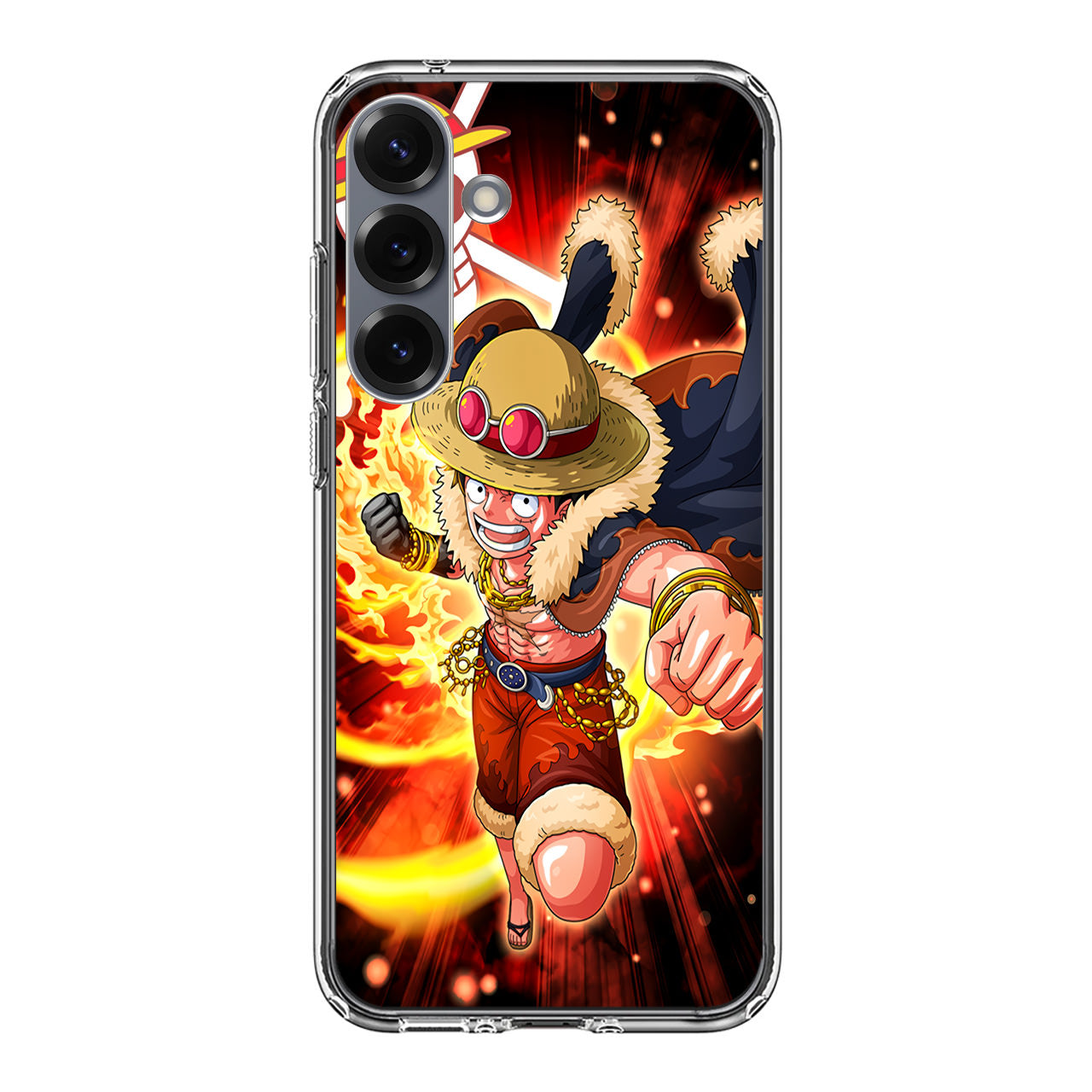 Luffy Red Hawk Punch Samsung Galaxy S25 / S25 Plus Case